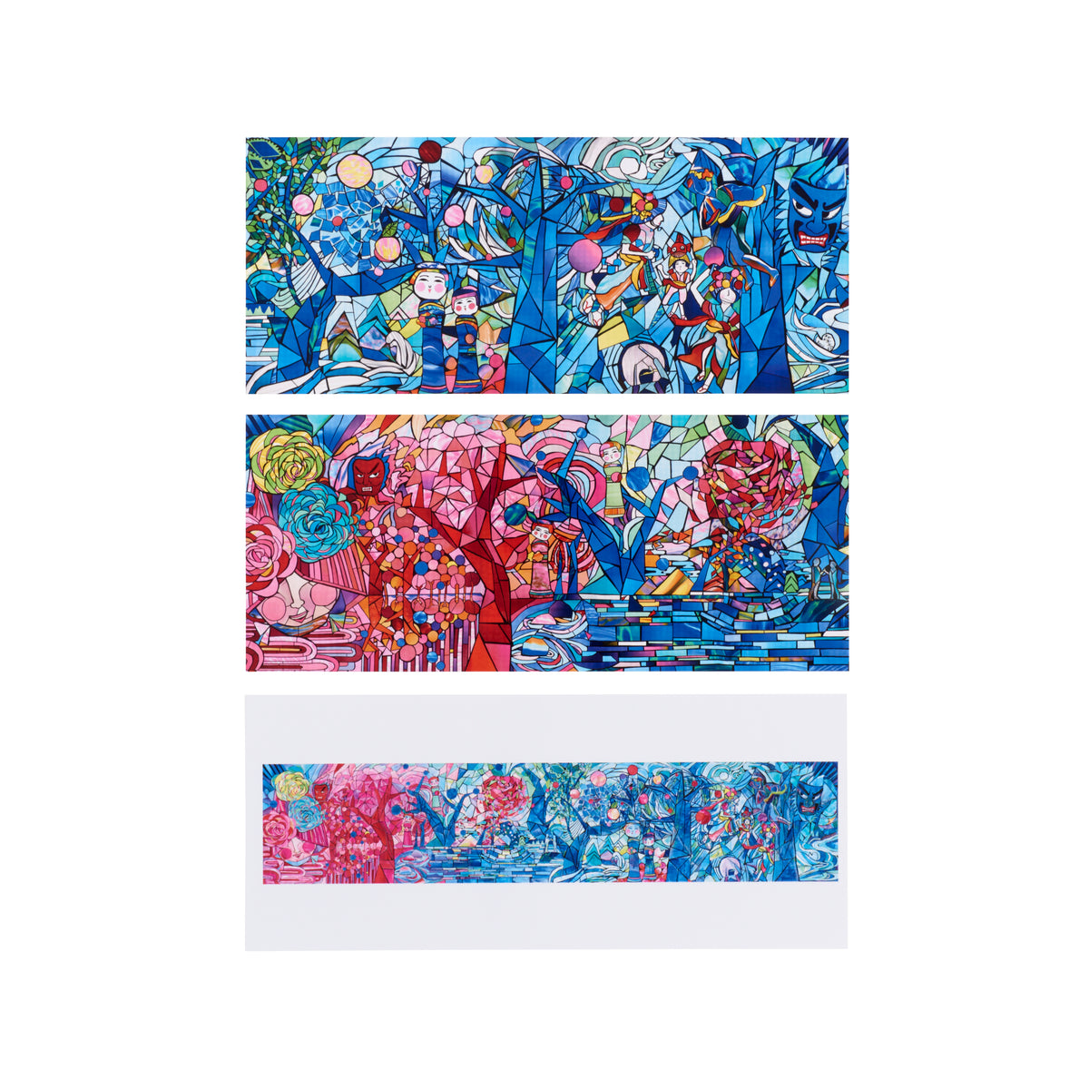 「青の森 へ」大判ポストカード