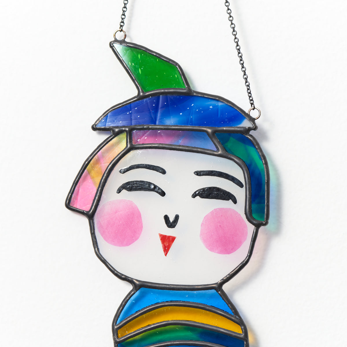 「青の森 へ」ひかり の こけし