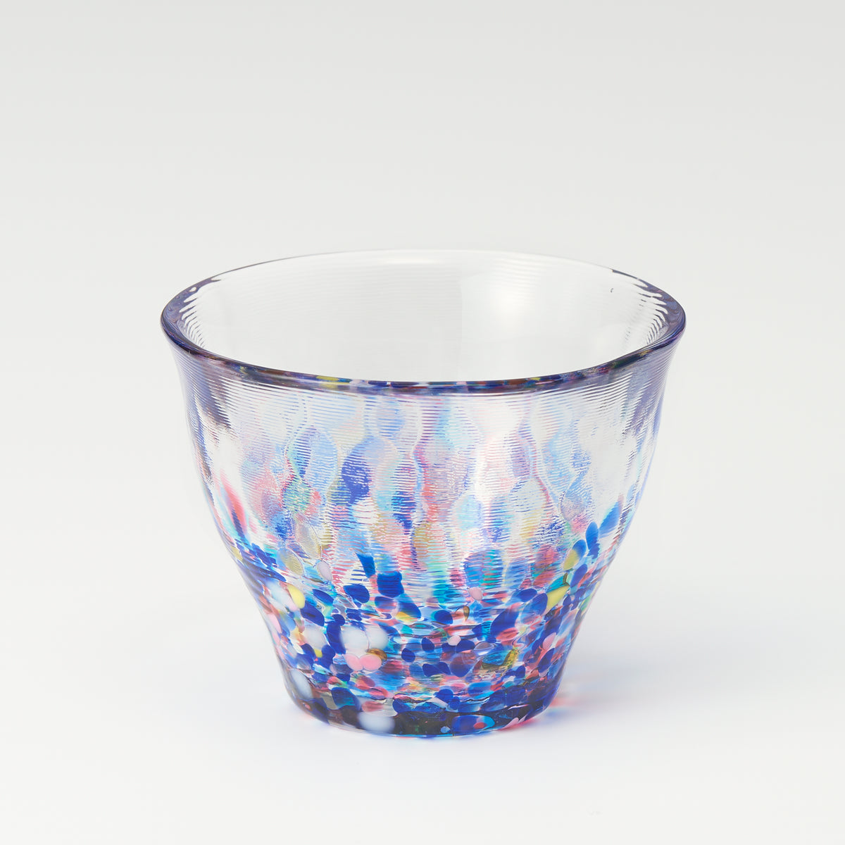 「青の森 へ」津軽びいどろ盃